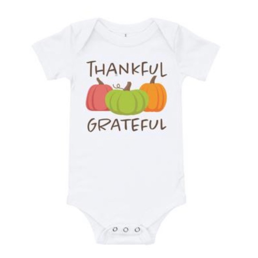 Kritter Fall harvest thankful baby body suit